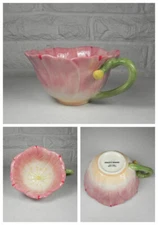 Graces Teaware Pink Peony Flower Tea Coffee Cup Mug 24 Oz New 