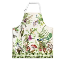 Michel Design Works Cotton Chef's Apron Moss & Oak - NEW