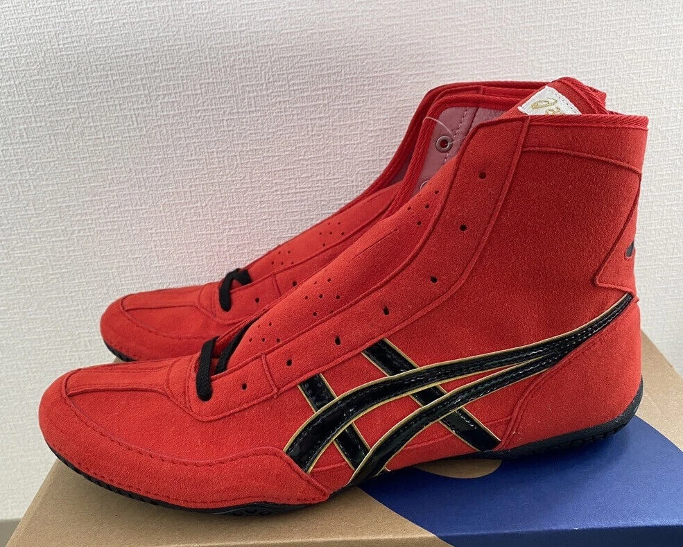 Asics Wrestling Shoes 1083A001 Red x Black x Gold Brazil Ubuy
