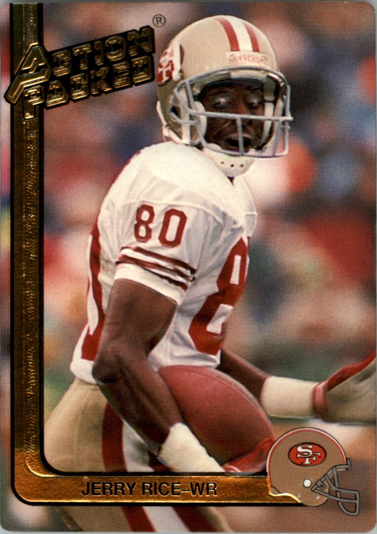 1991 Action Packed #248 Jerry Rice San Francisco 49ers NFL HOF | eBay