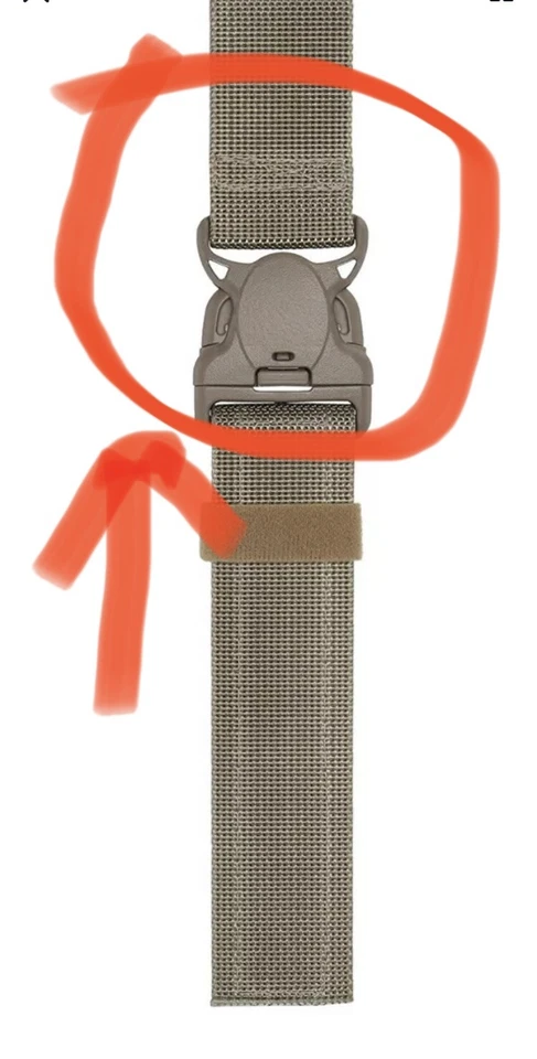 Safariland 6005-7-55 Quick Release Strap Belt Clip Coyote Brown FDE Holster - Image 4 of 4