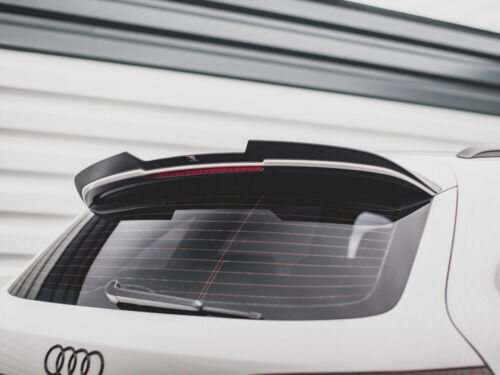 Tapa de extensión del alerón para Audi SQ5 Mk1 8R diseño ala Maxton brillo negro ABS - Imagen 2 de 6