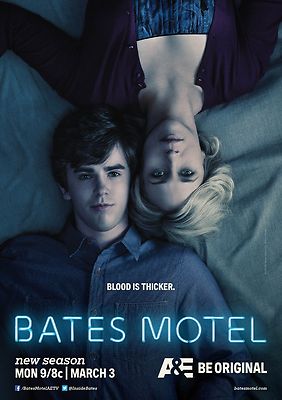Bates Motel poster (b) Freddie Highmore, Vera Farmiga 12 x 17