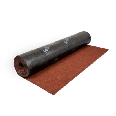 FELT PRODUCTS Polyester Shed Roofing Felt - Red Mineral - Ultimate Quality - 10m x 1m