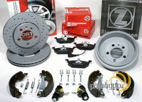 FüR Skoda Fabia - Zimmermann Sport Bremsscheiben Und Bremstrommel Set Vorne Hint