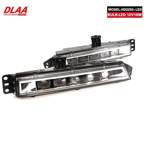 2Pcs Front Fog Lights Assembly w/ Clear Lens Grills Bumper For Honda CR-V 20-21 - Picture 5 of 6