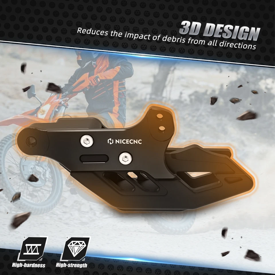 NICECNC Chain Guide Guard for Husqvarna Enduro/Supermoto 701 KTM 690 SMC R 16-23 - Image 4 of 4