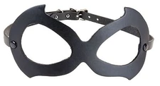 Cat Women Leather Eye Mask Venetian Masquerade Costume Halloween Buckle Back
