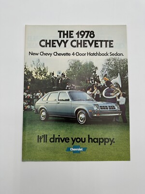 1978 CHEVROLET CHEVETTE 4 DOOR HATCHBACK ORIGINAL SALES BROCHURE 2 DOOR Coupe