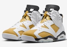 Nike Air Jordan 6 Retro Yellow Ochre Sneaker Schuhe CT8529-170 Gelb 46 US 12