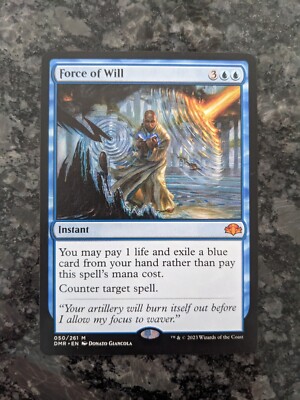 MTG Force of Will Dominaria Remastered 050/261 Regular Mythic | eBay