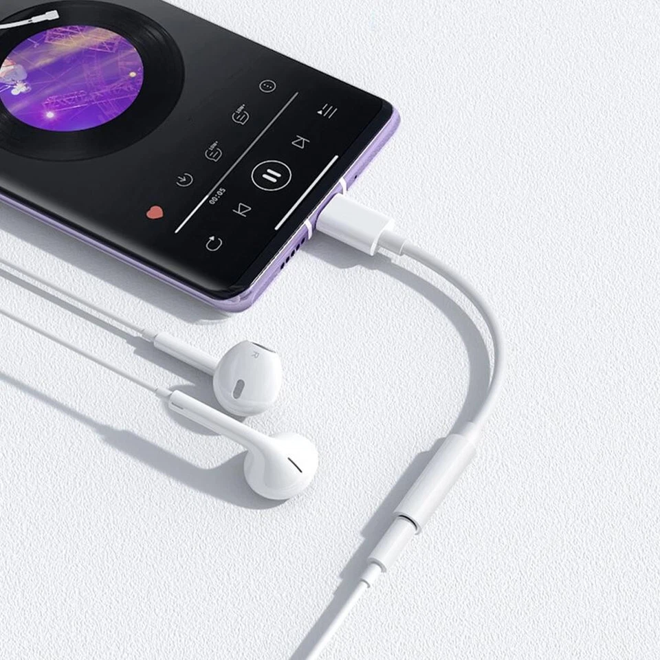 USB Type C to 3.5mm AUX Audio Headphone Jack Cable Adapter For iphone 15 Pro Max - Image 4 of 4