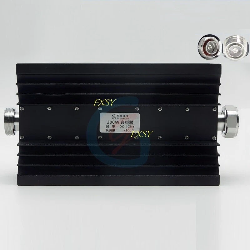 N DIN 4.3-10 Coaxial Attenuator 200W 50Ω DC-4GHz/6GHz 1/2/3/5/6/10/15/20/30/40dB - Image 4 of 4