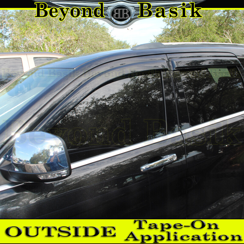 6pcs Fits 2016-2021 Jeep Grand Cherokee Smoked Window Sun