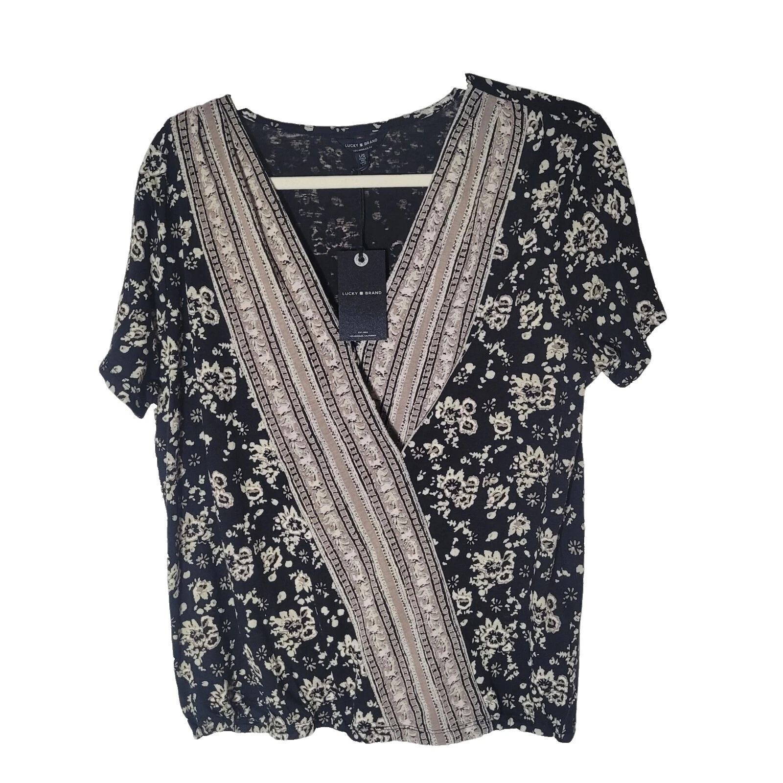 Tops floral Casual Lucky Brand para Mujeres