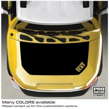 Toyota FJ  Cruiser 2007-2023 Hood Accent Decals Stripes Blackout (Choose Color)