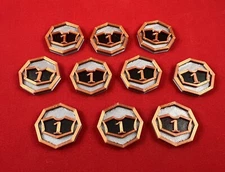 Planeswalker Loyalty 1 Counters (10) - Compatible with Universal Counters Set