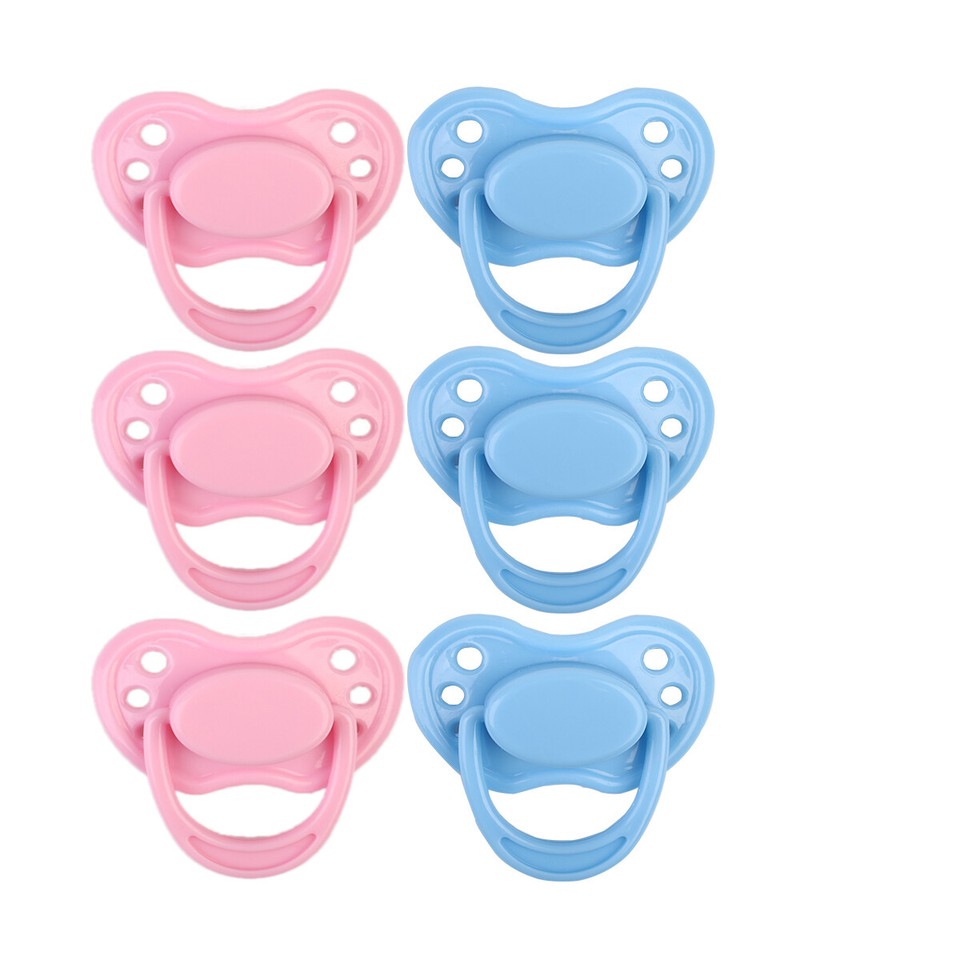 3PC Realistic Baby Magnetic Pacifiers for Reborn Baby Dolls Toy ...