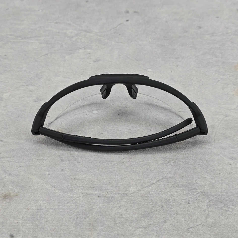 Очки солнцезащитные Gargoyles подлинные вихревые прозрачные линзы матовая черная оправа - Изображение 4 из 4