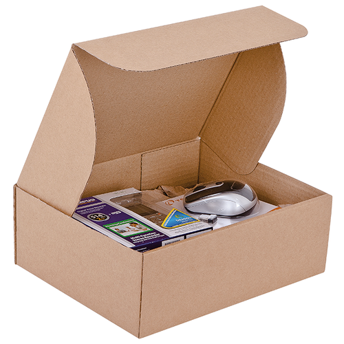 4box Wide Scatole Di Cartone 8x4x4 Pollici The Boxery - 25 Pezzi - Foto 7