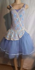 Weissman dance Costume Bodysuit Tutu Dress Womens XS / Girls L Princess Ballet