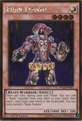 Bujin Yamato - PGL2-EN035 - Gold Rare - 1st ed N/M
