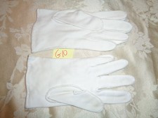 Vintage Women's Gloves medium sz 6 white 11" G10