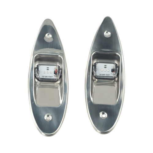 2x Red+Green Marine Boat Universal Navigation LED Side Light 12V Lamp Kit - Picture 18 of 24