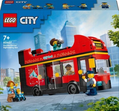 Constructor lego Stadt Rot Doppeldecker Sightseeing Bus 60407