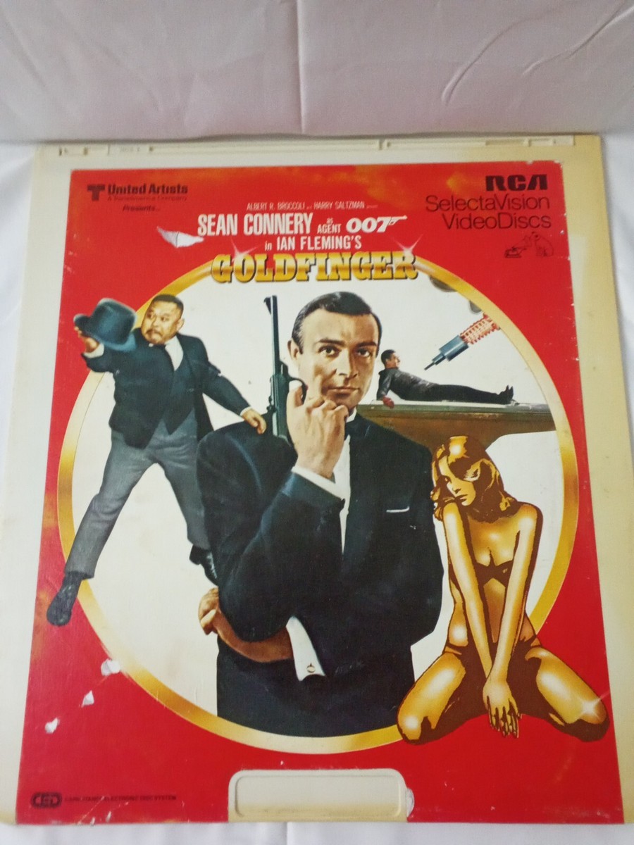 1981 GOLDFINGER James Bond 007 CED RCA/UA VideoDisc Selectavision