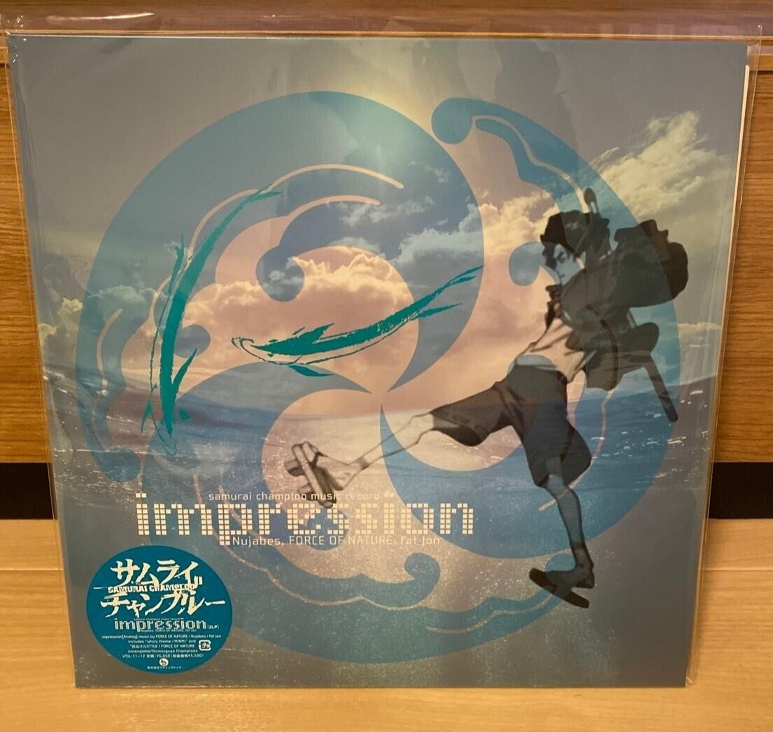 Samurai Champloo Music Record impression Nujabes Fat Jon 2LP Vinyl