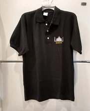 Sportline Mens Black Taj Mahal Polo Shirt, XL