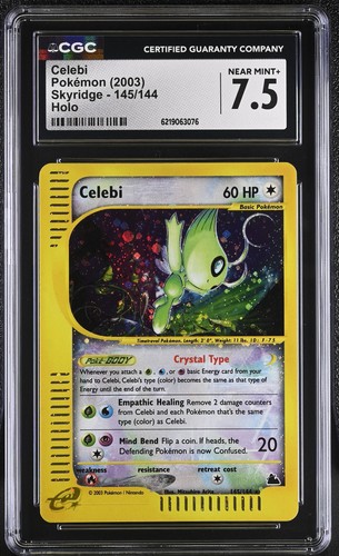Celebi graded CGC 7.5 for sale on eBay