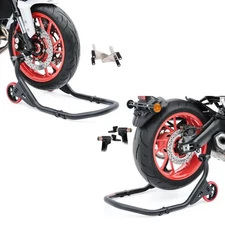 Set of mounting stand + rear wheel S13