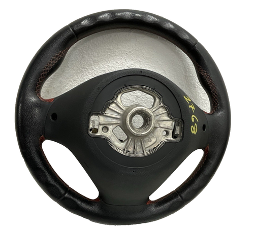 2013 BMW 328i Steering Wheel w/ Controls black leather OEM - Picture 9 of 9