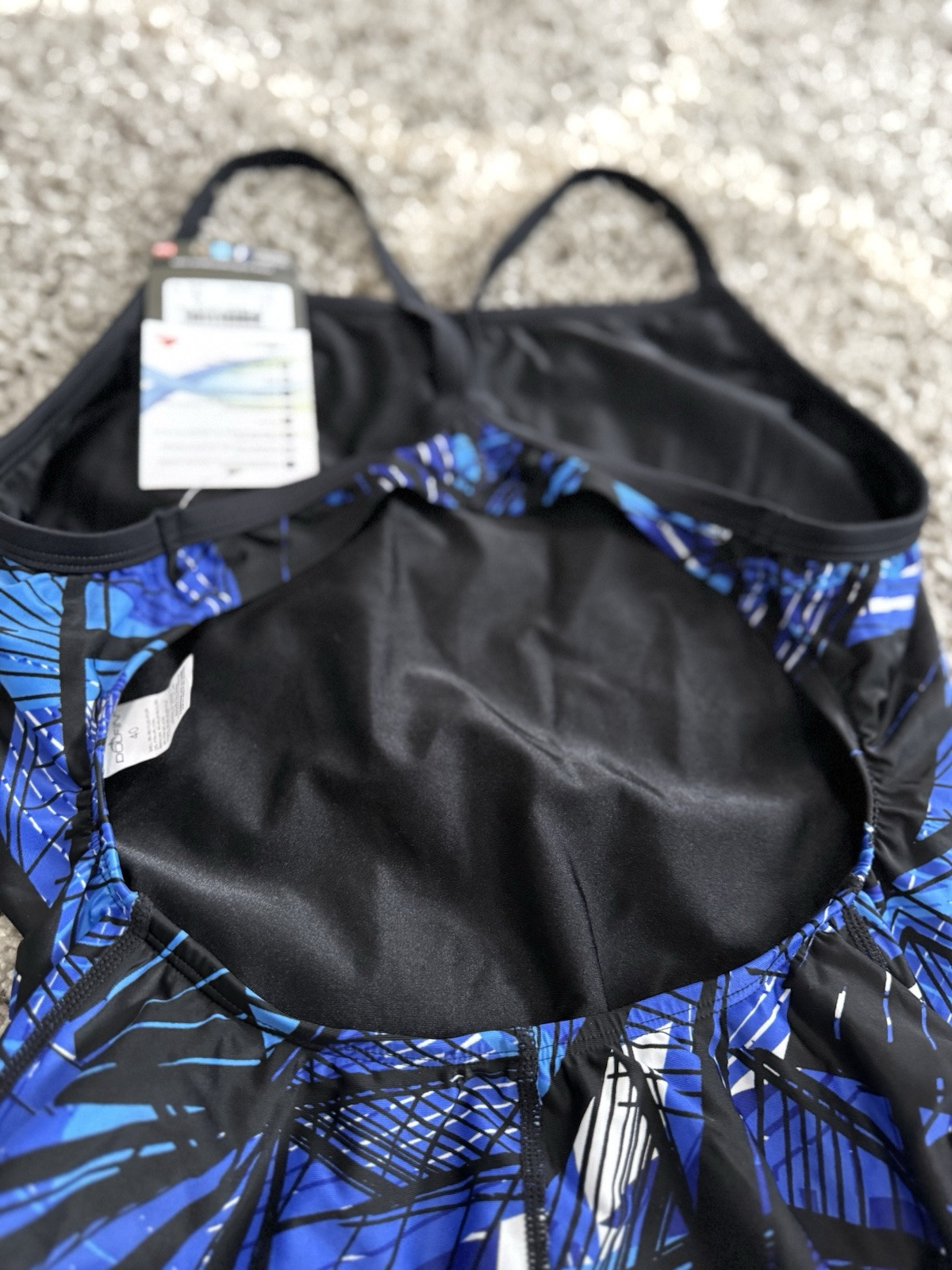Dolfin Women’s Swimsuit Blue TORRENT Size 40( Actual Size (X-XL)