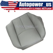 For 2003 2004-2006 Silverado Sierra Tahoe Passenger Bottom Power Seat Cover Gray