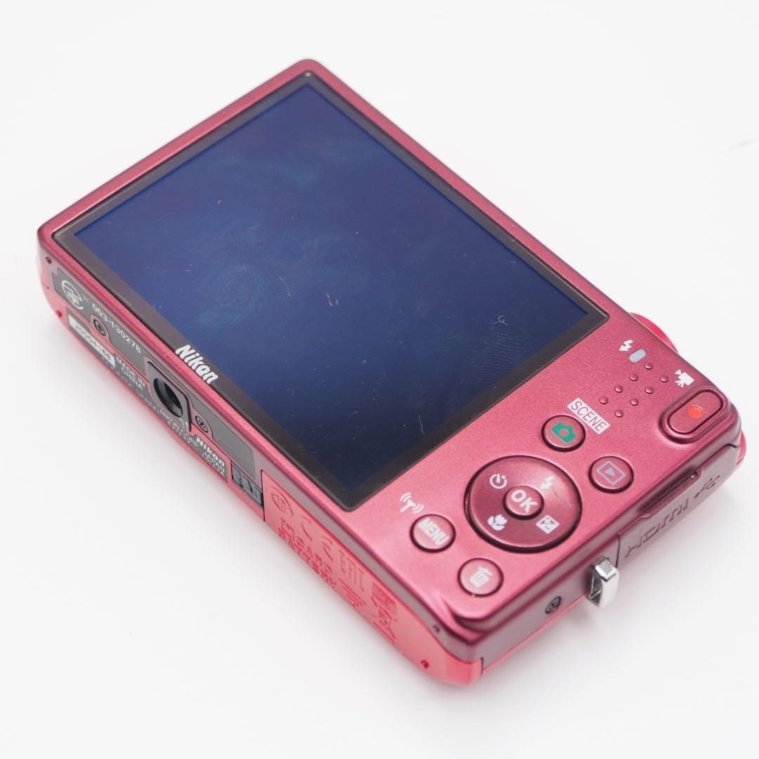 Nikon COOLPIX S6800 RED Digital Camera 16.0MP 12x Optical Zoom