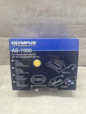 Olympus AS-7000 PC Transcription Kit - Complete Open Box (RS31 Pedal & E62...