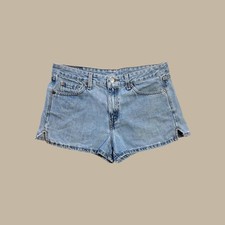 Vintage Light Wash Mid Rise Levi Jean Shorts, Levi Strauss, Size 11 JR