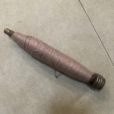 Vintage Antique Wooden Yarn Thread Wool Spool Spindle Bobbin