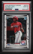 2020 Bowman Chrome Prospects Bayron Lora #BCP-52 PSA 10 GEM MT vw1