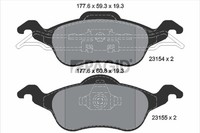 Pagid Bremsbelagsatz Scheibenbremse T1167N FüR Ford Focus 1 Daw Dbw Turnier Dnw