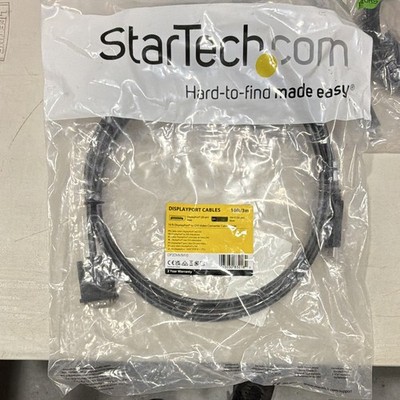 StarTech.com DisplayPort to DVI-D Cable M/M 10 ft Black DP2DVIMM10