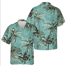 Funny Beach Holiday Tropical Palm Tree Aloha Beach Hawaiian Shirt