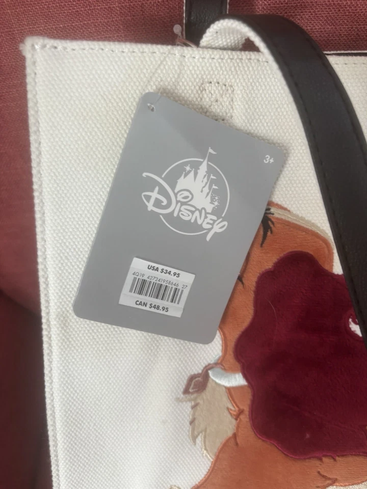 Oh My Disney Store Dama y el Vagabundo Bolso de Hombro Cartera Perros Colección NUEVO Foto 3 de 4
