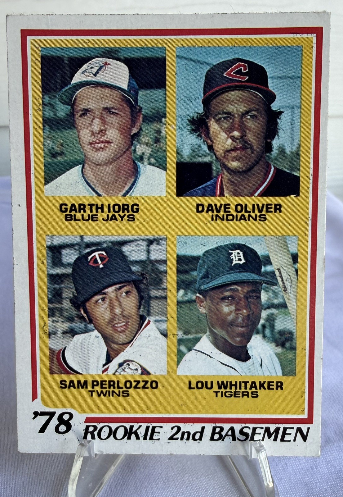 LOU WHITAKER 1978 Topps #704 Rookie 2nd Basemen VG