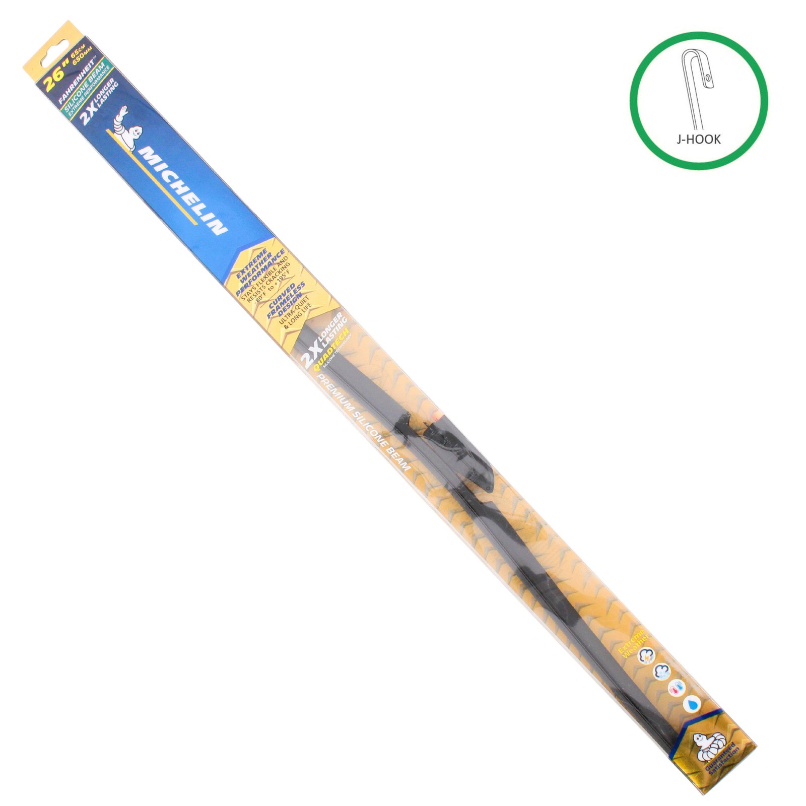 Michelin Fahrenheit™ 26" Silicone Frameless Curved Beam Wiper Blade All-Weather