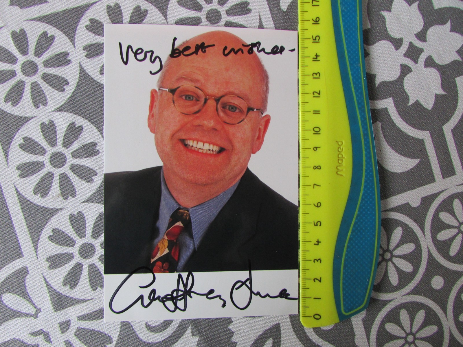 Geoffrey Durham the Great Soprendo TV Magician Original Hand Signed Photo