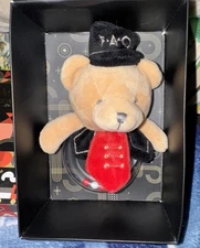 F A O Schwarz Plush Bear Teething Ring Rattle In Box By Doudou Et Compagnie